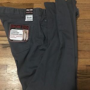 Iron Co 36x30 khaki pants